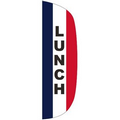 "LUNCH" 3' x 10' Stationary Message Flutter Flag